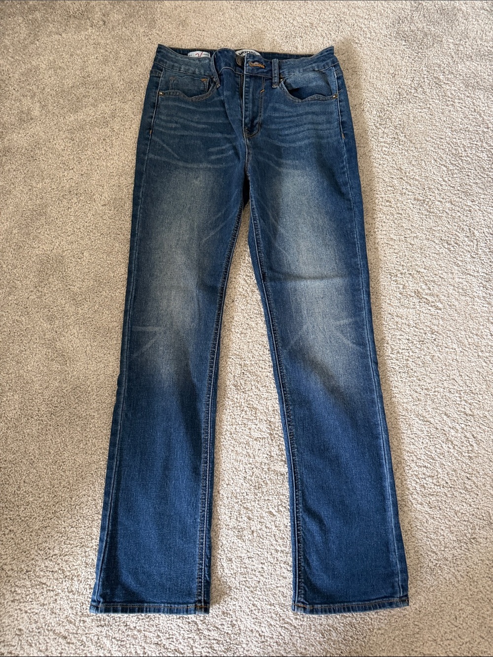 Classic Dark Wash Straight Jeans